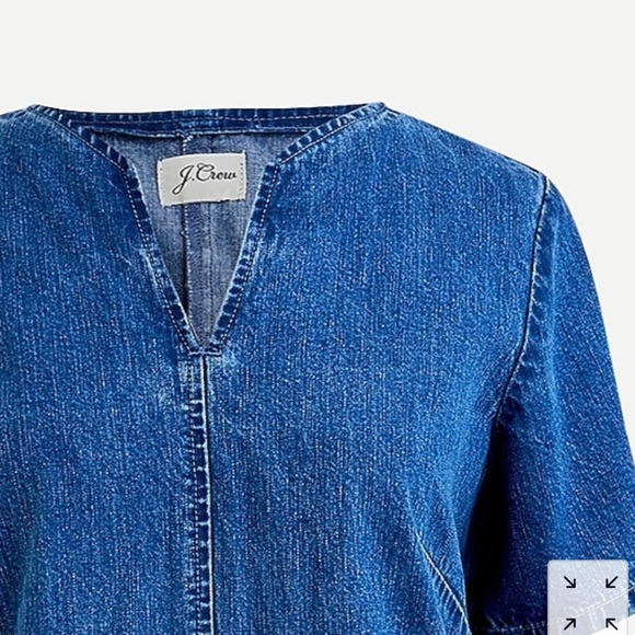 J. Crew Denim V-neck Dress - Picture 5 of 8